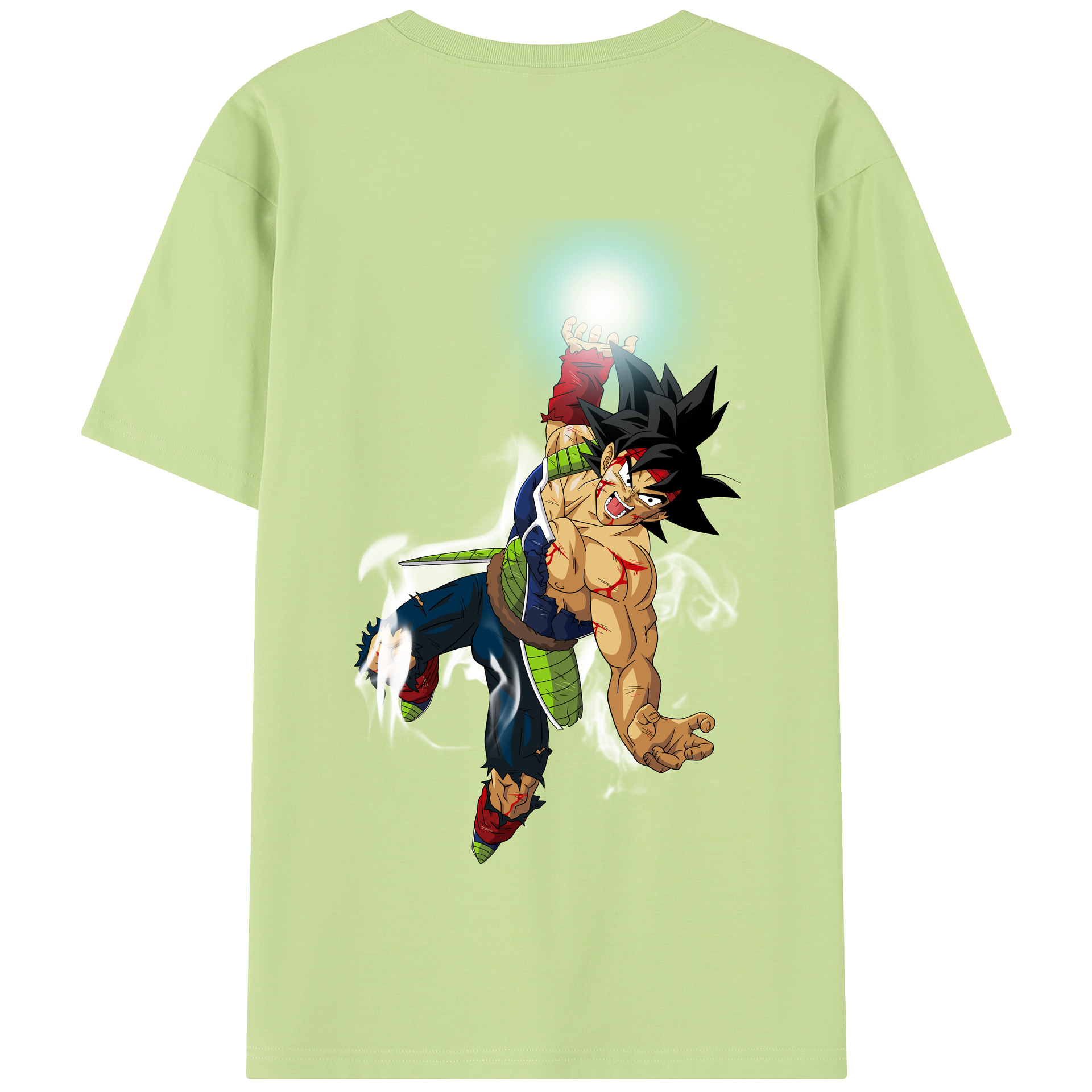 （画像用） ドラゴンボール バーダック DRAGON BALL Burdock 綿100％半袖Tシャツ（背面プリント）